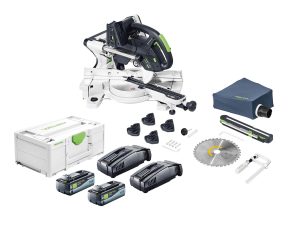 KSC 60 Cordless Compound Miter Saw + Energy Set Combo
