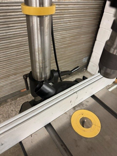 Used Powermatic #2800 18" 1 hp VS drill press w/table extensions & fence - Image 3