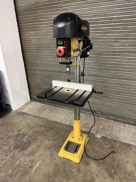 Used Powermatic #2800 18" 1 hp VS drill press w/table extensions & fence - Image 2