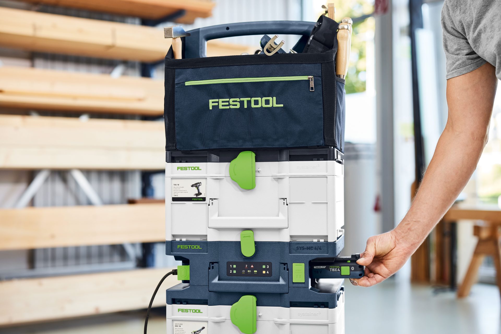 Festool SYS-MC 6/4 Rapid Charger: - Image 8