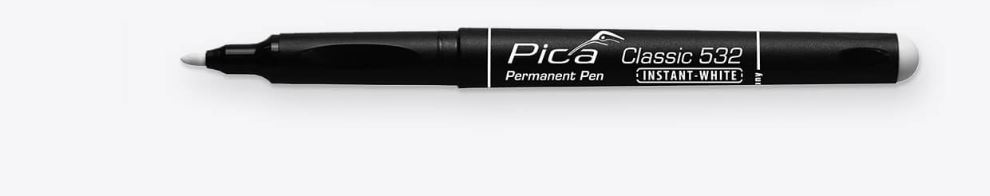 Pica Permanent Pen (White)