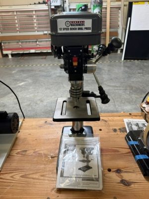 Used Central Machinery 10" 12=speed drill press