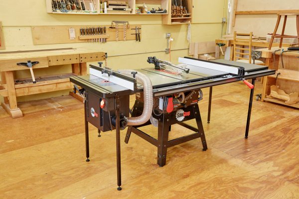 SawStop 1.75 HP Contractor Saw with 52” Professional T-Glide fence system, rails & extension table - Image 2
