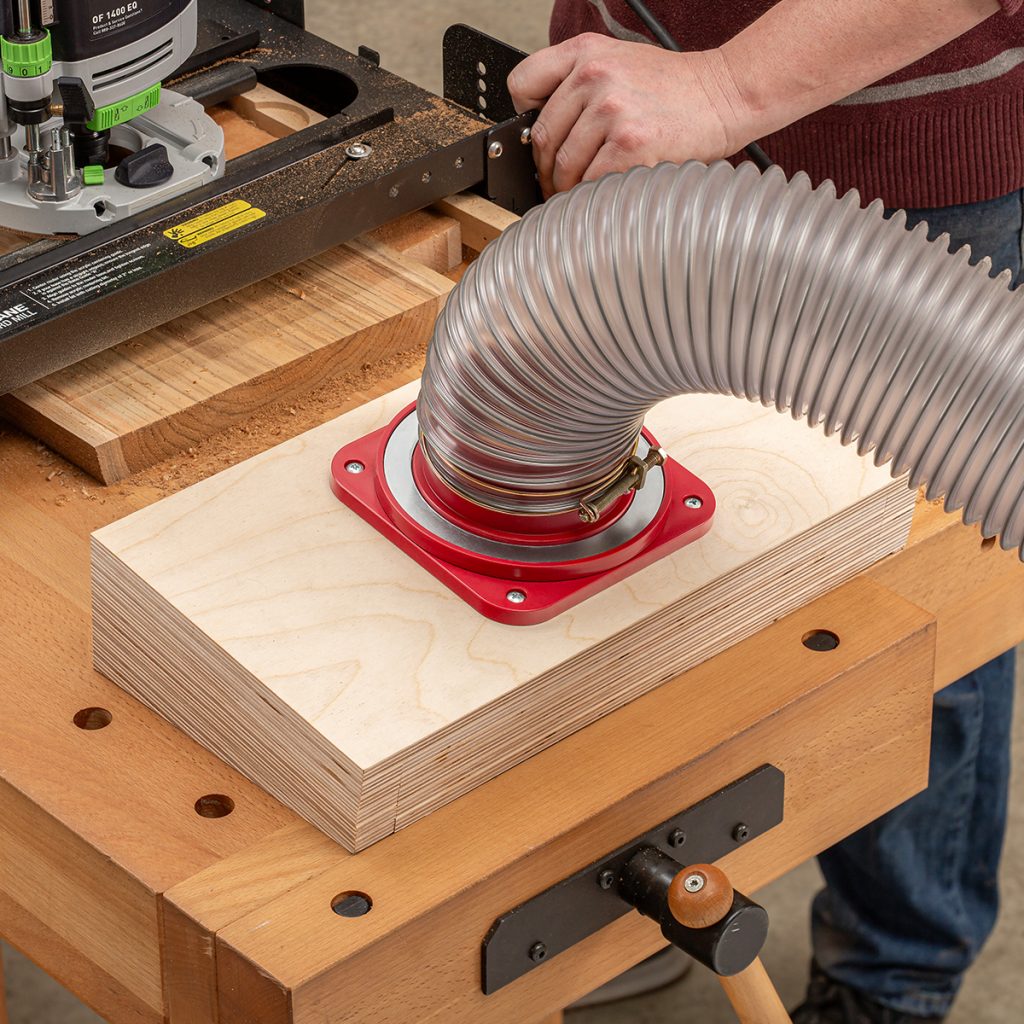 Woodpeckers MagQuick Dust Port Surface Mount Edward B. Mueller Co