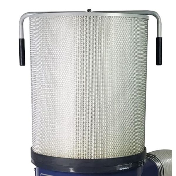 RIKON 1-1/2 HP Dust Collector 1,046 CFM w/2 micron canister filter - Image 2