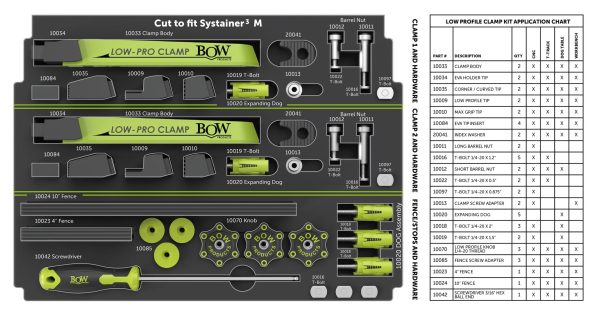 Bow Low Profile Clamping Kit - Image 3
