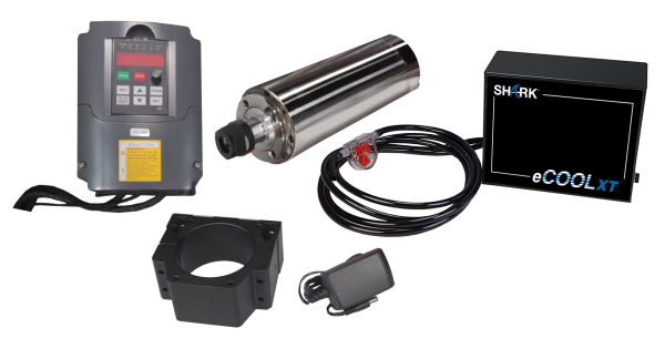 Next Wave CNC 3hp Water Cooled Spindle Kit with Ecool XT - Image 3