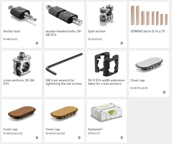 Festool  DOMINO connector range SV-SYS D14 - Image 8