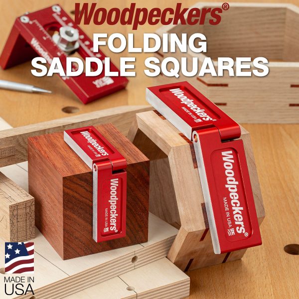 Woodpeckers Folding Saddle Square - Set (Mini and  Large) - Image 2