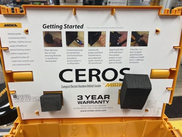 Used Mirka Ceros 5" random orbit sander with systainer - Image 5