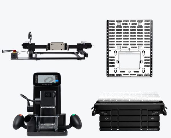 Shaper Origin + BenchPilot + Workstation + Plate