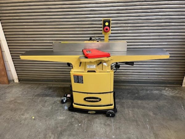 Used Powermatic #60HH 8" helical head jointer w/mobile base