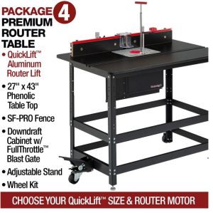Woodpeckers Premium Router Table Package #4