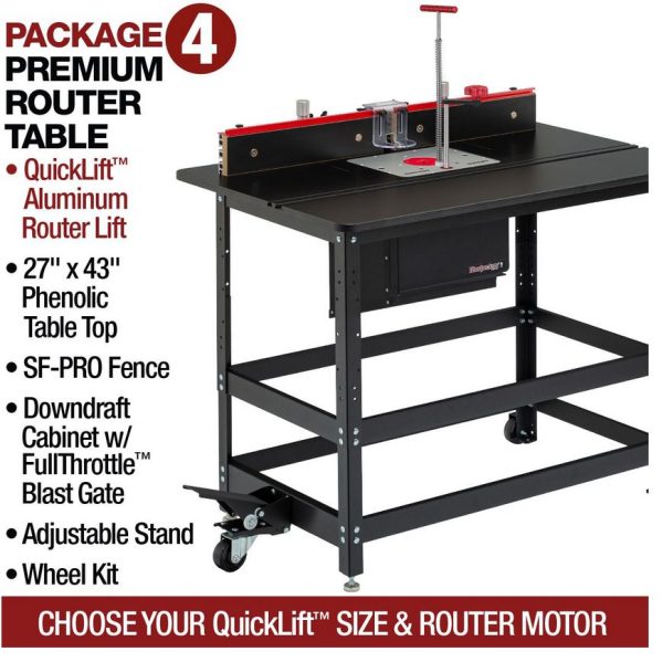 Woodpeckers Premium Router Table Package #4