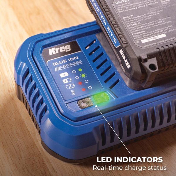 Kreg 20V Blue Ion™ Fast Charger - Image 3