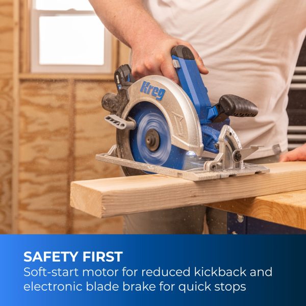 Kreg 20V Ionic Drive™ 7 ¼" Circular Saw - Image 5