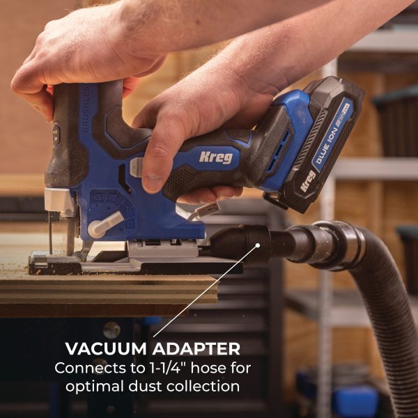 Kreg 20V Ionic Drive™ Barrel Grip Jigsaw - Image 4