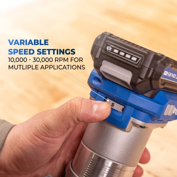 Kreg 20V Ionic Drive™ ¼" Trim Router - Image 3