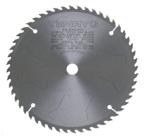 Tenryu #SL-18552 7-1/4" Carbide Tipped Saw Blade ( 52 Tooth ATAF Grind - 5/8"Ko Arbor - 0.063 Kerf)