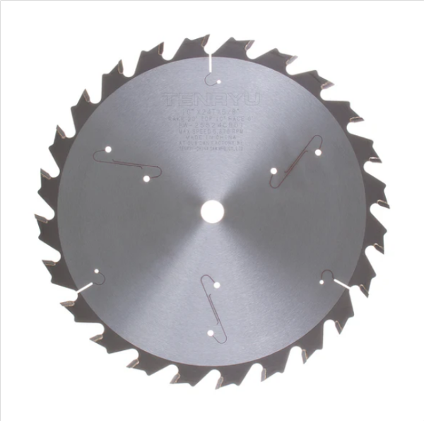 Tenryu Industrial Series 10" x 24T x 5/8" x .126 kerf (FLAT TOP GRIND)
