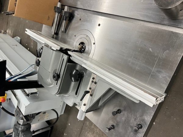 Used Laguna PRO series shaper with 3/4" & 1-1/4" spindles plus 1/2" collet - 5 hp - 230 volt single phase - Image 12