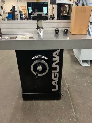 Used Laguna PRO series shaper with 3/4" & 1-1/4" spindles plus 1/2" collet - 5 hp - 230 volt single phase