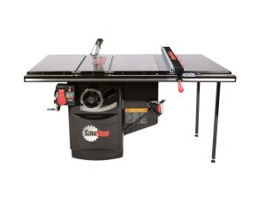 Sawstop Industrial 3HP, 1ph, 230v Cabinet Saw with 36” Industrial T-Glide Advance Rip Fence, Rails & Extension Table