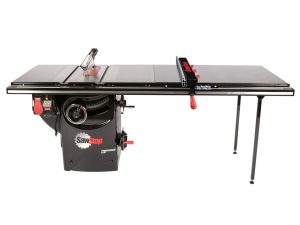 Sawstop Professional 3HP Cabinet Saw with 52” Professional T-Glide Advance Rip Fence, Rails & Extension Table