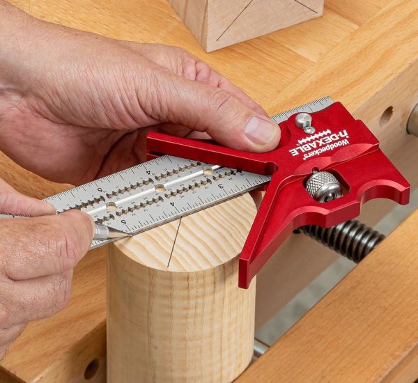 Woodpeckers in-DEXABLE center finder w/6" blade & rack-it - Image 2