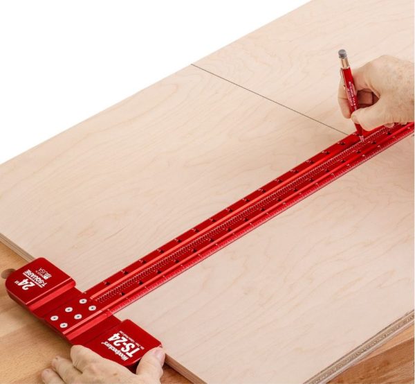 Woodpeckers Precision Woodworking 12" T-square - Image 2