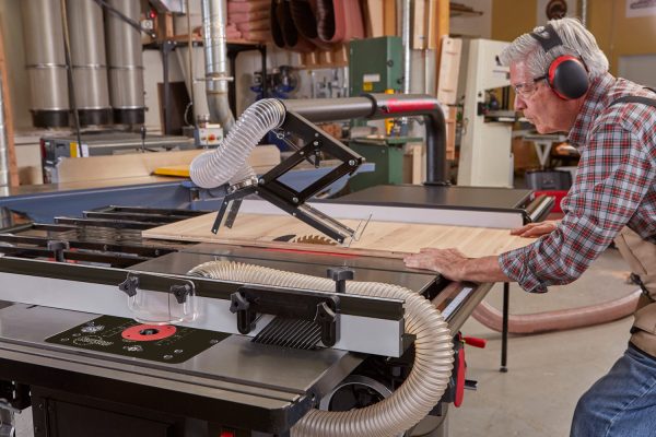 Sawstop Industrial 5HP, 3ph, 230v Cabinet Saw with 52” Industrial T-Glide Advance Rip Fence, Rails & Extension Table - Image 8