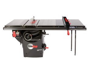 Sawstop Professional 3.0HP Cabinet Saw with 36” Professional T-Glide Advance Rip Fence, Rails & Extension Table