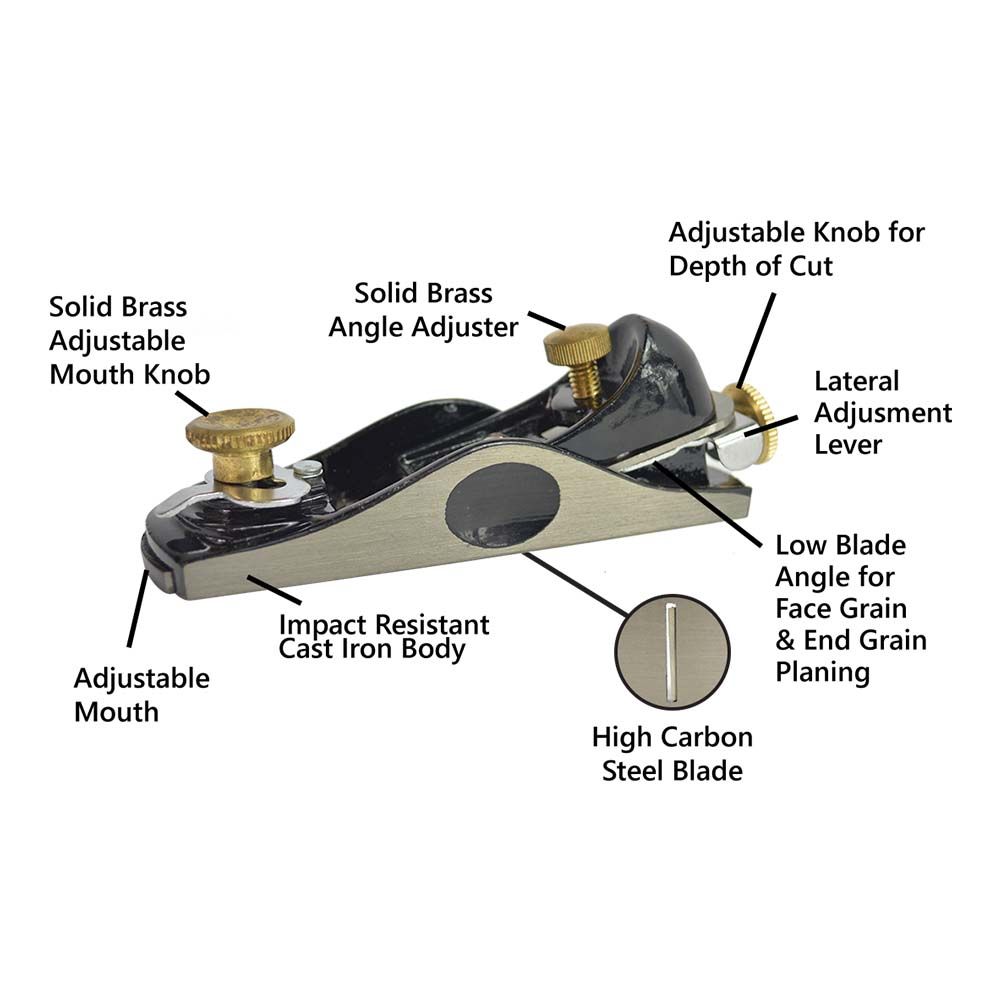 Big Horn 19317 Adjustable – Low Angle Block Plane - Image 2