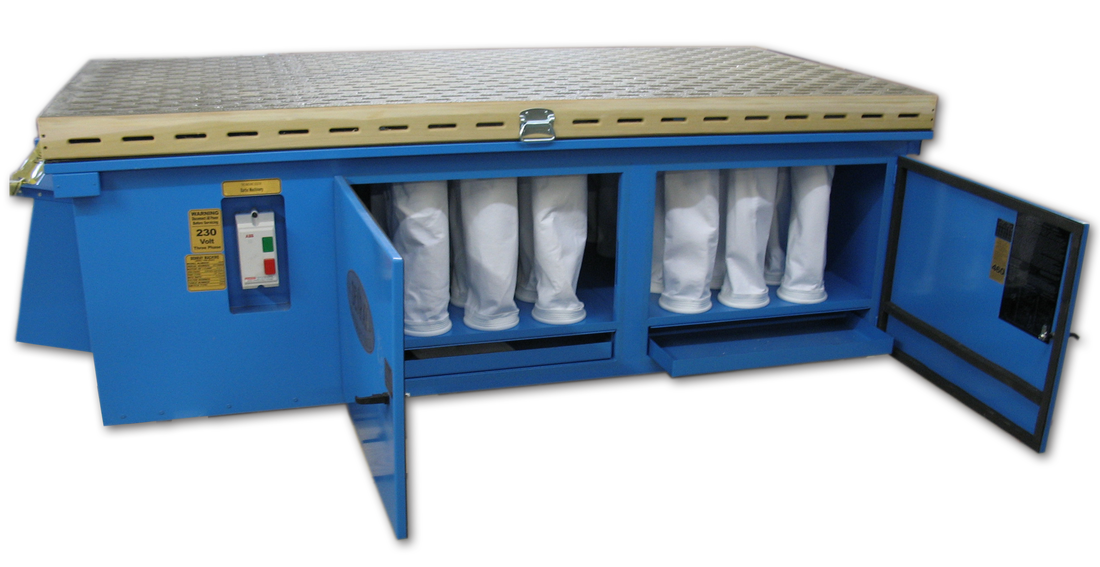 Denray Tube Filtration Downdraft Tables