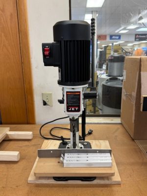Used Jet #JBM-5 benchtop mortiser with 4 bits & chisels