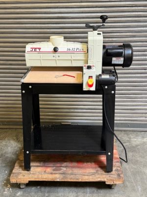 Used Jet 16-32 16" drum sander with stand
