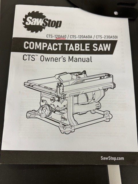 Used SawStop CTS compact tablesaw - Image 4