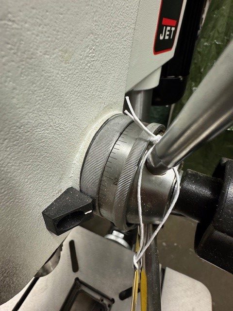 Used Jet JDP-17 17" drill press - 3/4 hp - (laser not working) - Image 7