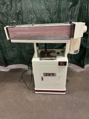 Used Jet OES-89 oscillating edge sander 6" x 89" belt with 1.5 hp motor