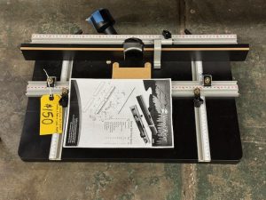 Used Woodriver drill press table & fence