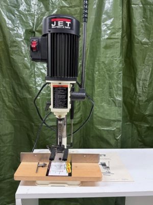 Used Jet JBM-5 bench mortiser with 5 bits & chisels