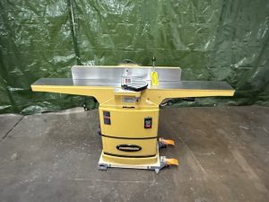 Used Powermatic #54HH 6" helical head jointer with mobile base