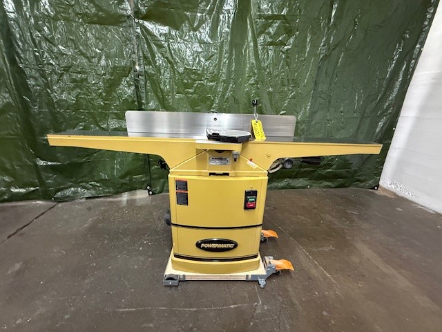 Used Powermatic #54HH 6" helical head jointer with mobile base - Image 4