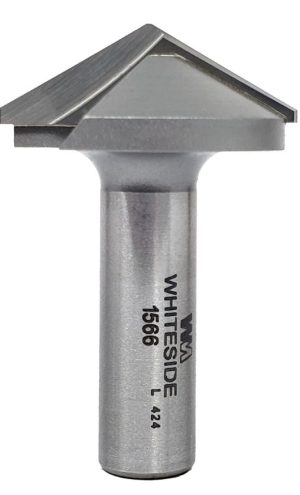 Whiteside #1566 120° V-Groove Bit 120° V-Groove Bit 1/2"SH, 1-1/2"CD, 7/16"PL
