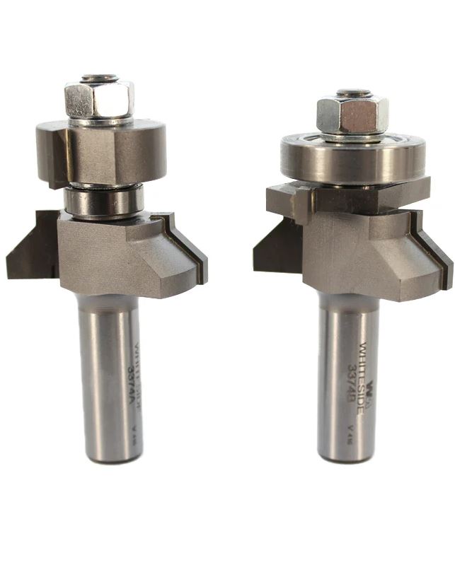 Whiteside #3374 Vee Panel Tongue & Groove Set w/Ball Bearing Guide