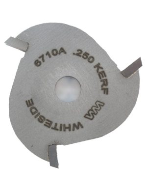 Whiteside #6710A 3 wing slotting cutter with .250 kerf