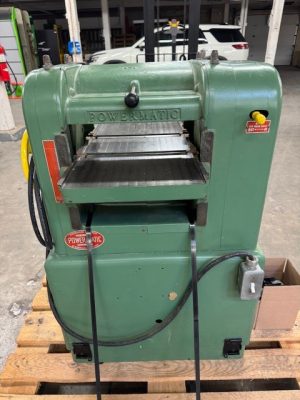 Used Powermatic model #100 12" planer 3 hp - 230 volt with straight blades