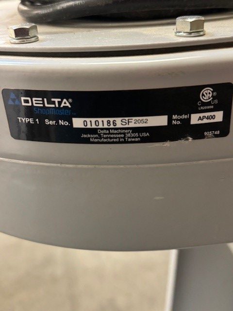 Used Delta AP400 1 hp dust collector - Image 4