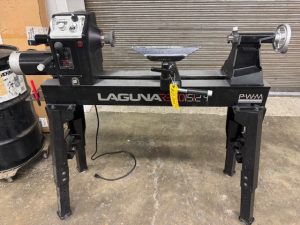 Used Laguna 15|24 lathe with stand 1.5 hp - 110 volt