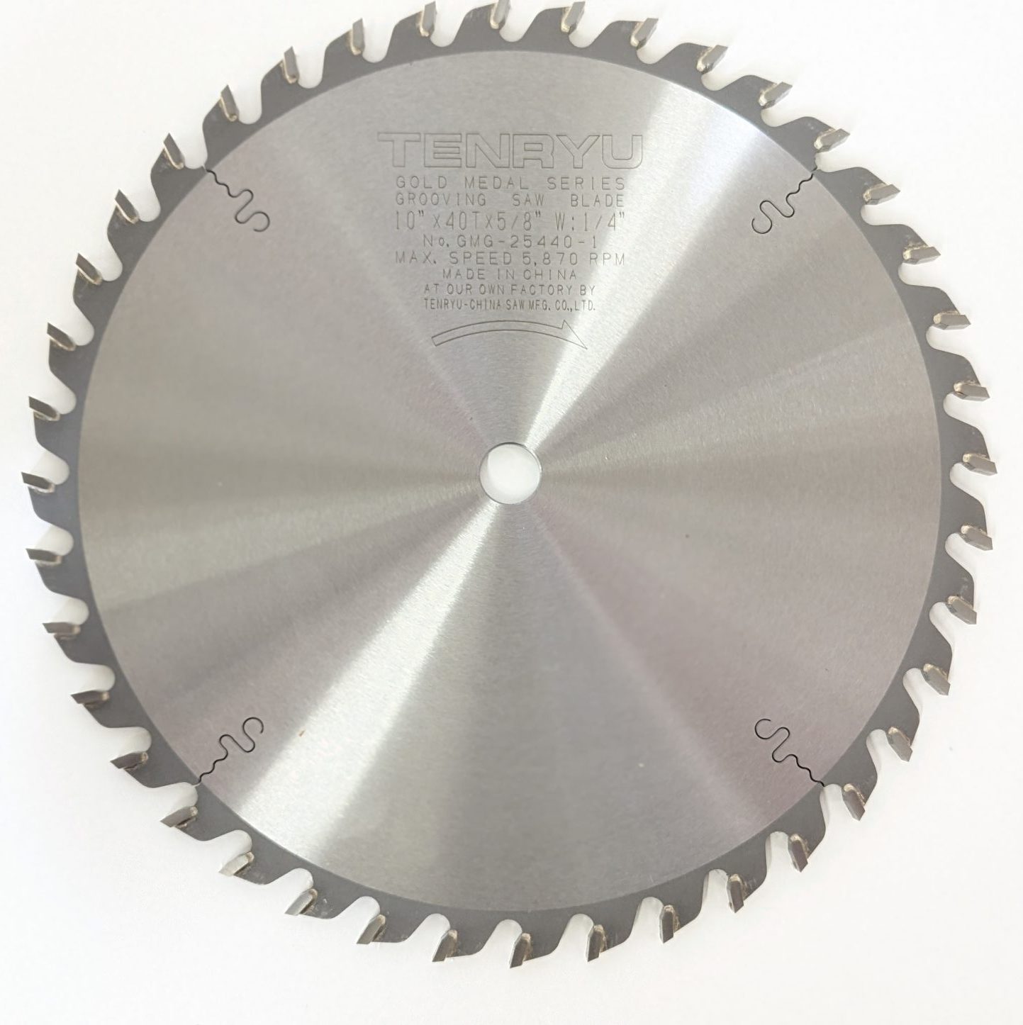 Tenryu 1/4" (.250") kerf grooving saw blade